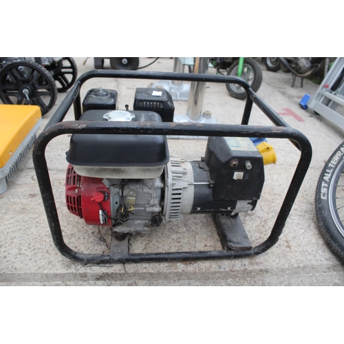 3 - HONDA GX200 6.5HP GENERATOR  NO VAT