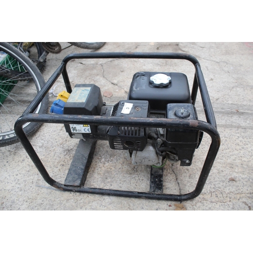 3 - HONDA GX200 6.5HP GENERATOR  NO VAT