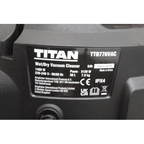 44 - TITAN INDUSTRIAL VACUUM  NO VAT