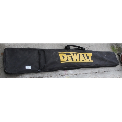 51 - AS NEW DEWALT SAW GUIDE  NO VAT