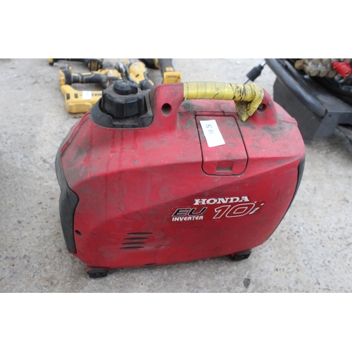 5A - HONDA SUITCASE EU INVERTOR 10I GENERATOR  NO VAT