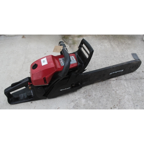 62 - EINHELL PETROL CHAINSAW  + VAT