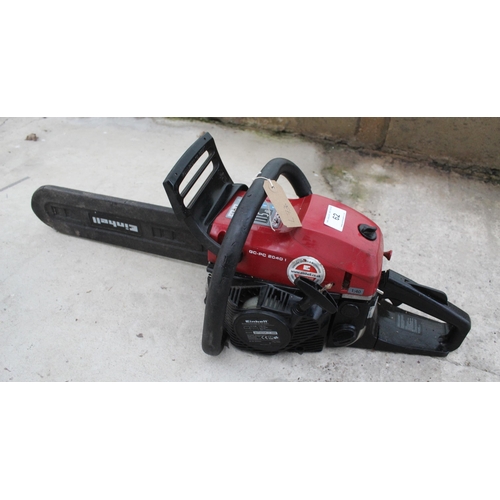 62 - EINHELL PETROL CHAINSAW  + VAT