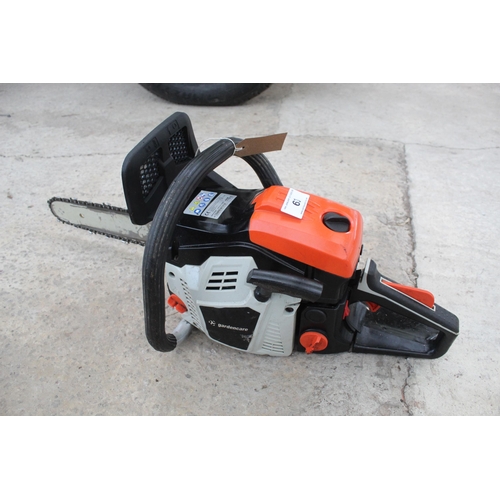 63 - GARDEN CARE PETROL CHAINSAW  + VAT