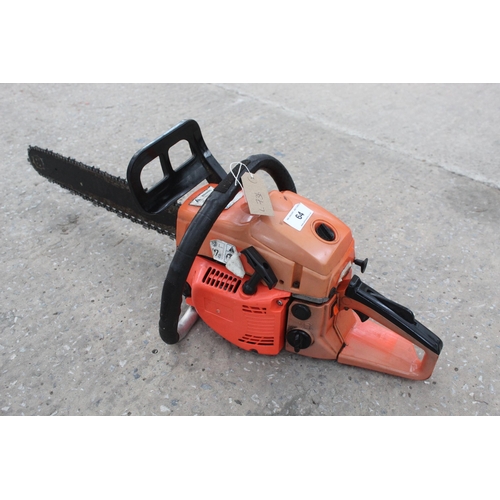 64 - PARKER PETROL CHAINSAW  + VAT