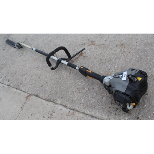 68 - TITAN PETROL LONG REACH HEDGE CUTTER  + VAT