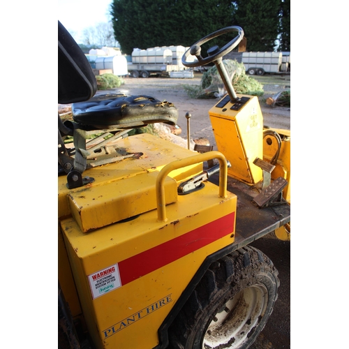 204 - A BARFORD 1 TONNE HI-TIP DUMPER 552 HOURS IN WORKING ORDER USED FOR SELF BUILD.WITH KEY  NO VAT