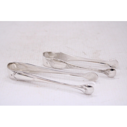 197 - TWO CHRISTOPHLE SUGAR TONGS