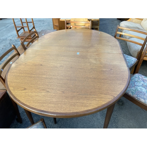 2883 - A G PLAN RETRO EXTENDING DINING TABLE, 64