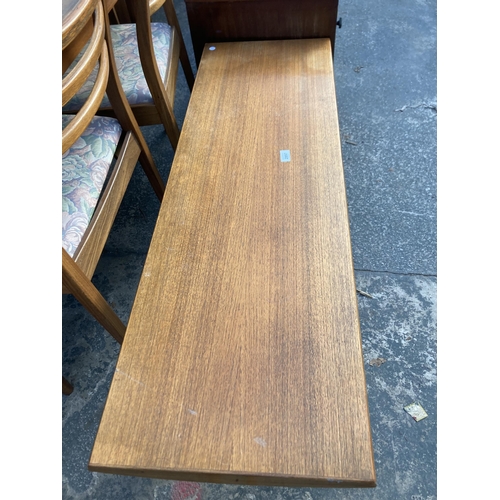 2897 - A RETRO TEAK COFFEE TABLE, 48