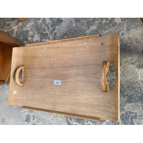 2899 - A RETRO TEAK PARAGON BREAKFAST TRAY TABLE