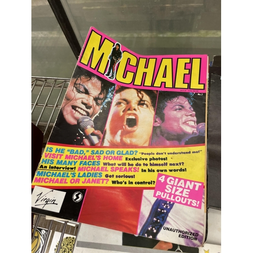 1588 - AN ASSORTMENT OF VARIOUS MICHAEL JACKSON MAGAZINES