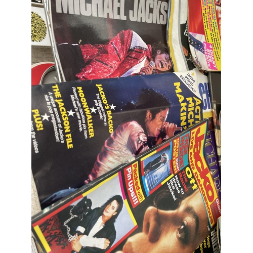 1588 - AN ASSORTMENT OF VARIOUS MICHAEL JACKSON MAGAZINES