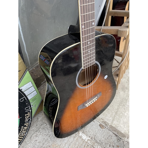 1612 - AN ASHTON ACOUSTIC GUITAR