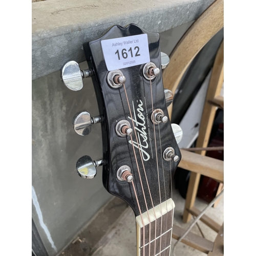 1612 - AN ASHTON ACOUSTIC GUITAR