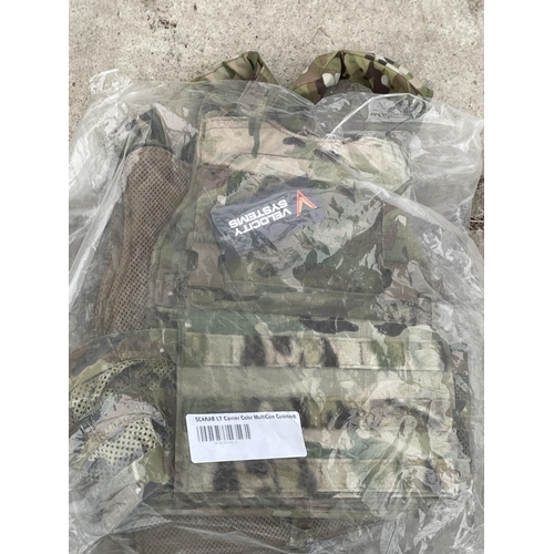 1643 - TWO VELOCITY SYSTEM CAMMO VESTS