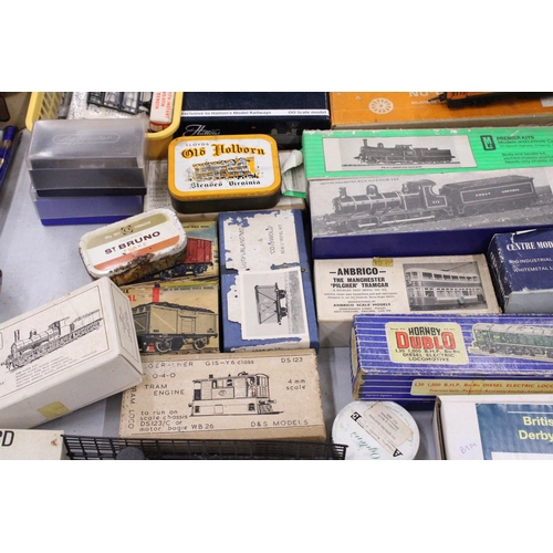 273 - A ;LARGE COLLECTION OF VINTAGE BOXED LOCOMOTIVES, CARRIAGES, ETC