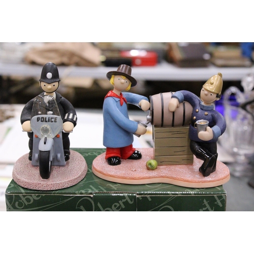 284 - TWO NEW AND BOXED CAMBERWICK GREEN FIGURES TO INCLUDE PC McGARRY ON MOTORBIKE AND WINDY MILLER AND G... 