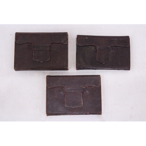 289 - THREE VICTORIAN POCKET BOOKS