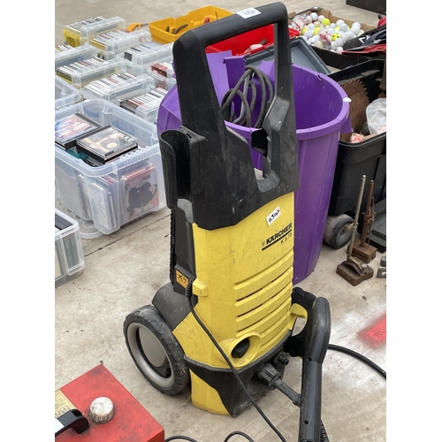 1733 - A KARCHER K5.70 ELECTRIC PRESSURE WASHER WITH PIPE AND LANCE