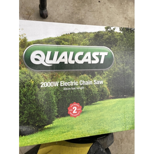 1738 - A QUALCAST 2000W ELECTRIC CHAINSAW