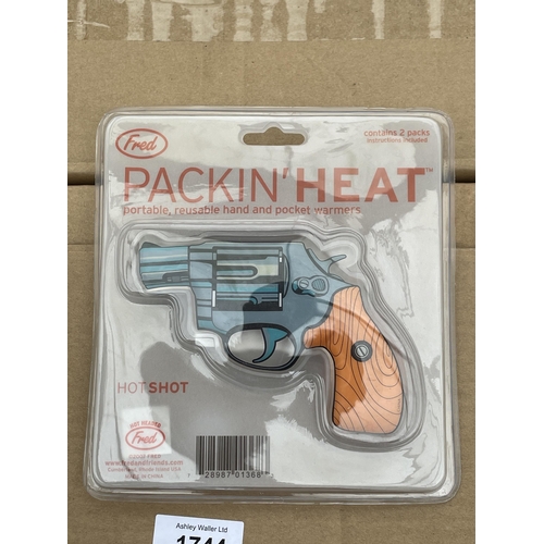 1744 - A LARGE QUANTITY OF NEW AND PACKAGED PACKIN; HEAT HAND WARMERS