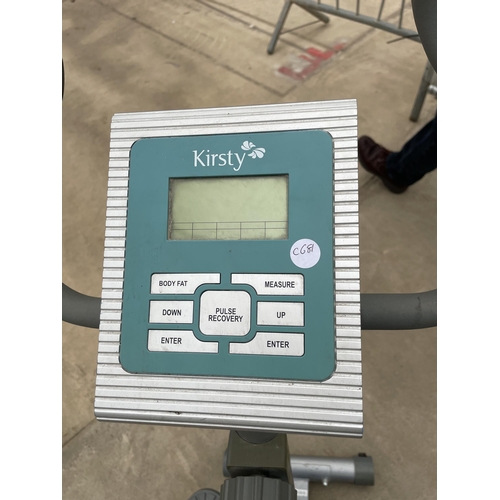 1751 - A KIRSTY ELECTRIC EXERCISE BIKE