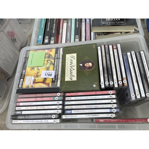 1768 - A LARGE QUANTITY OF ASSORTED CDS