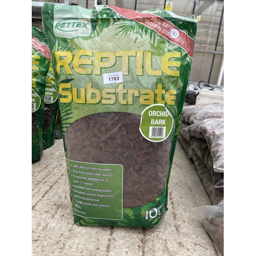 1783 - SIX 10L BAGS OF PETTEX REPTILE SUBSTRATE ORCHID BARK FOR TROPICAL AND EXOTIC PETS