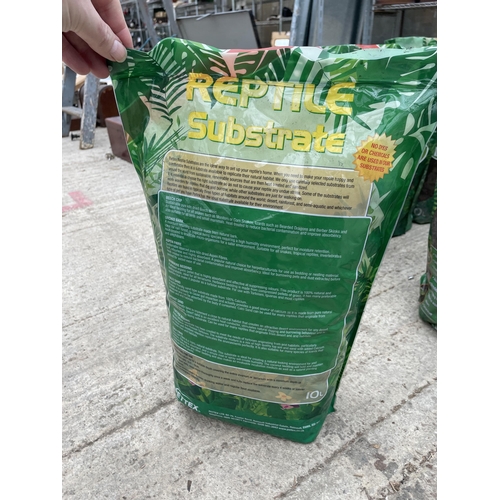 1783 - SIX 10L BAGS OF PETTEX REPTILE SUBSTRATE ORCHID BARK FOR TROPICAL AND EXOTIC PETS