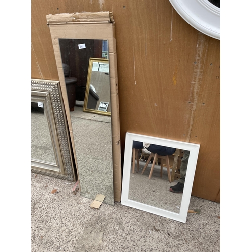 2987 - A FRAMELESS MIRROR, 47