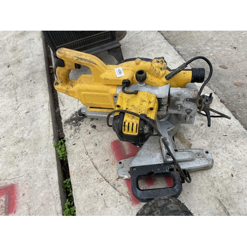 1831 - A DEWALT ELECTRIC CROSS CUT MITRE SAW