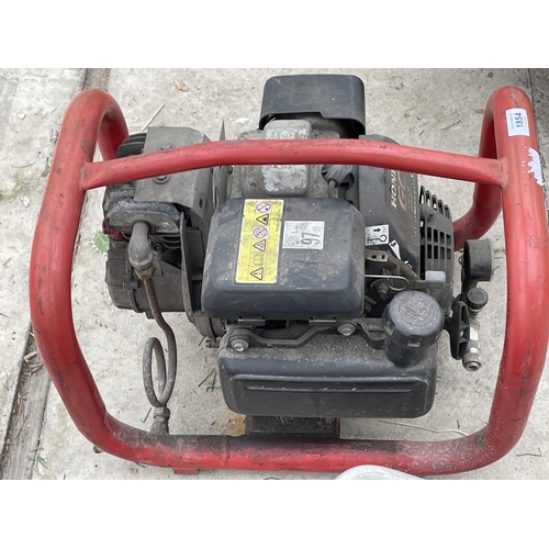 1854 - A HONDA GC 135 PETROL GENERATOR