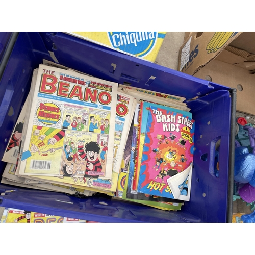 1871 - A LARGE ASSORTMENT OF RETRO BEANO COMICS