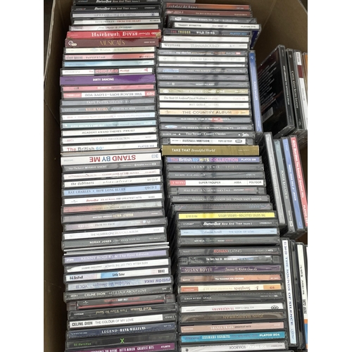 1881 - A LARGE ASSORTMENT OF CDS AND DVDS