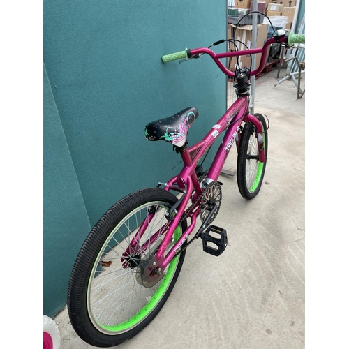 1900 - A CHILDS TROUBLE BMX BIKE AND A FURTHER CHILDS BIKE