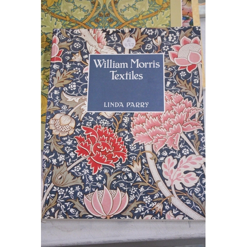 1103 - FOUR WILLIAM MORRIS PATTERNS, DESIGNS AND TEXTILES BOOKS