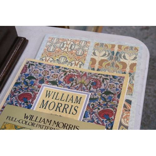 1103 - FOUR WILLIAM MORRIS PATTERNS, DESIGNS AND TEXTILES BOOKS