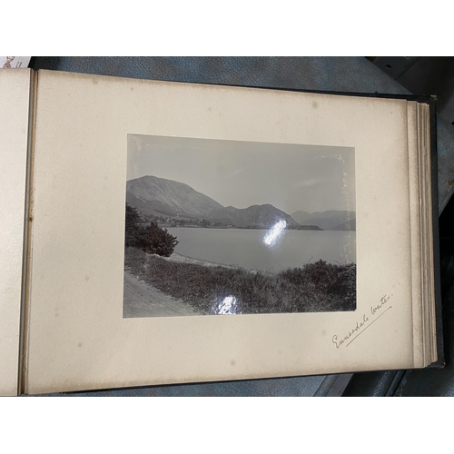 1196 - A VINTAGE COLLECTION OF PHOTOGRAPHS FROM THE LAKE DISTRICT AND CUMBRIA IN AN ALBUM