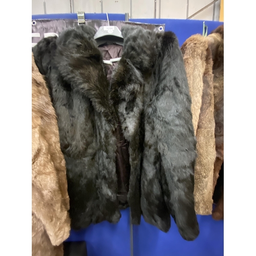 1244 - TWO FUR JACKETS