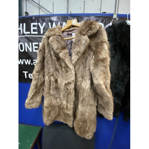 1244 - TWO FUR JACKETS