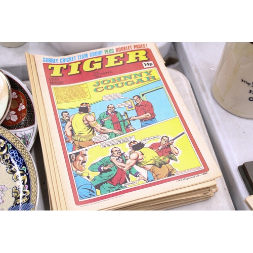 243 - THIRTY SEVEN VINTAGE 'TIGER' COMICS