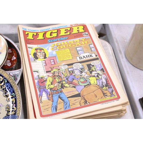 243 - THIRTY SEVEN VINTAGE 'TIGER' COMICS