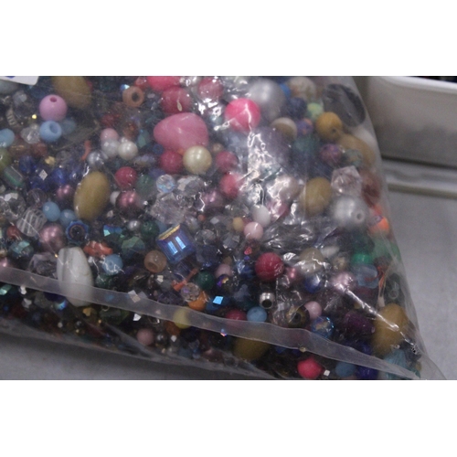 269 - 8.5 KG OF MIXED COSTUME JEWELLERY BEADS