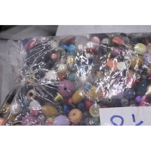 269 - 8.5 KG OF MIXED COSTUME JEWELLERY BEADS