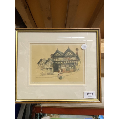 1239 - TWO VINTAGE PRINTS OF STRATFORD-UPON-AVON