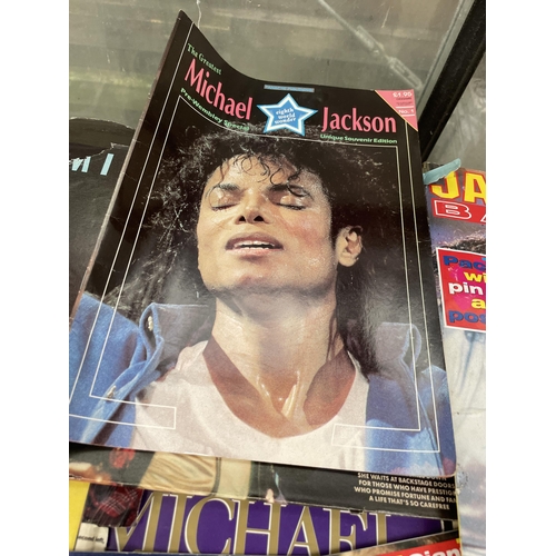 1588 - AN ASSORTMENT OF VARIOUS MICHAEL JACKSON MAGAZINES