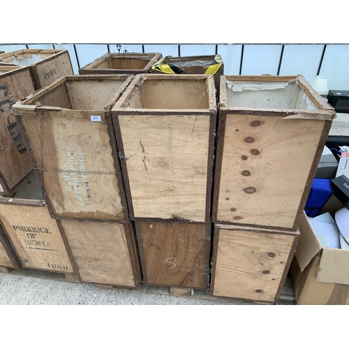 2271 - A LARGE QUANTITY OF TEA CHESTS