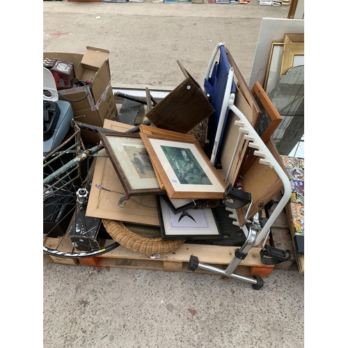 2290 - AN ASSORTMENT OF HOUSEHOLD CLEARANCE ITEMS