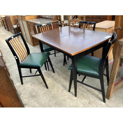 2760 - A RETRO WRIGHTON EXTENDING DINING TABLE, 42